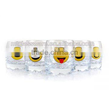 280ML Cute Emoji Smile Water Glass Cup photo-2