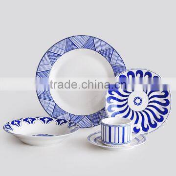 20pcs Porcelain Dinnerware Set With Full Decal,porcelain Dinnerware Set,20pcs Ceramic Dinner Set photo-3