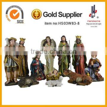 High Quality Christmas Crib Nativity Set Figuris photo-5