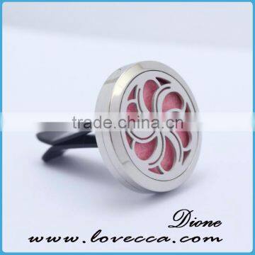 Stainless Steel Vent Car Air Freshener Aromatherapy Essential Oil Diffuser photo-4