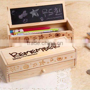 Big Capacity Children Double Drawer Pencil-box photo-5