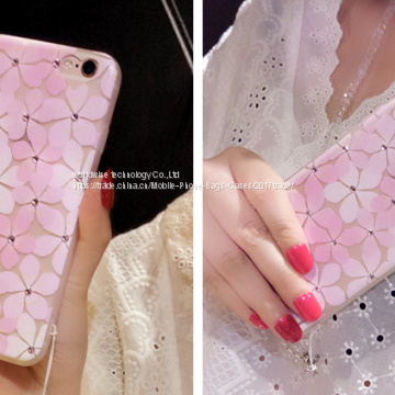 Beautiful Case Cover Silicone Cell Phone Case Diamond Mobile Phone Cases for IPhone7/7Plus/6/6s/6plus/6splus Soft Case photo-5