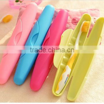 2017 new design portable colorful toothbrush box toothbrush travel case dental tool box