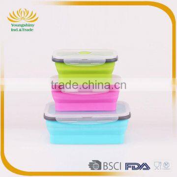Silicone Collapsible Lunch Box for Kids photo-3