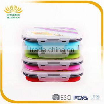 Eco-friendly Silicone Collapsible Lunch Box photo-3