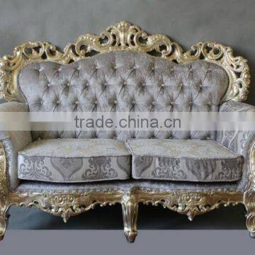 MS-1407-02 France style furniture sofa set in silver finish