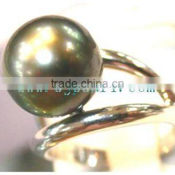 Large Tahitian Pearl Ring photo-4