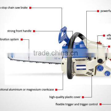 38.3cc/41.2cc 16" 1200W Gasoline Chainsaw CE/GS/EMC/EU2 Approval GW8225 photo-2
