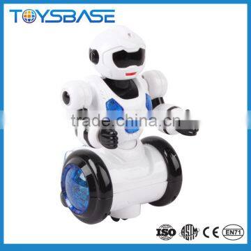 Bump and go battery operated light up Dancing robot toy