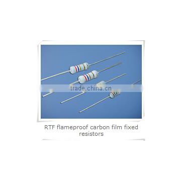 RTF flameproof carbon film fixed resistors