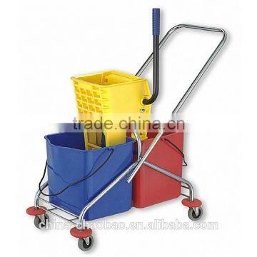 2015 newest plastic cleaning mop trolley