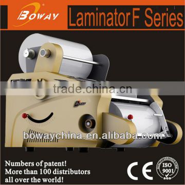 BOWAY F350 hot and cold A3 A4 auto paper slitting laminating machine