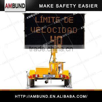 EU Series Portable Message Signs For Traffic Management, Outdoor Trailer Mounted VMS photo-6