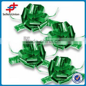3.5cm Green Small Decoration Plastic Flower Sticker