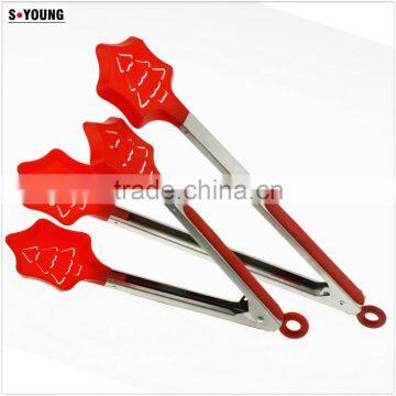 35004 Nylon Kitchen Tongs BBQ Cooking Food Salad Tongs photo-2