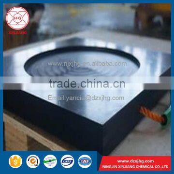 Thailand market custom black color hdpe crane jack pad