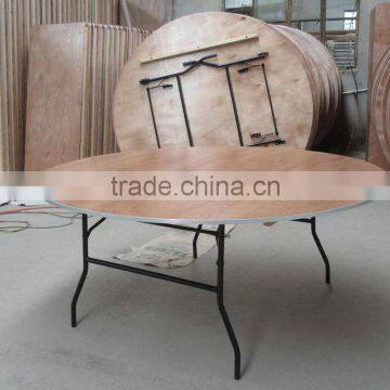 Столы из фанеры круглой или прямоугольной формы photo-3