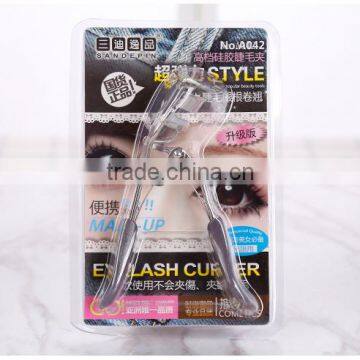 L00073 2017 High Quality Beauty Roll Warped Eyelash Curler/ Silica Gel Eyelash Curler photo-6