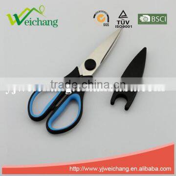 WCJ655 Soft grip Scissors Straight, Stainless Steel Precision with New Handle Design with cover