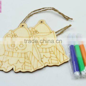 2016 DIY Christmas New Gifts Fish Craft MDF Wood Clip photo-3