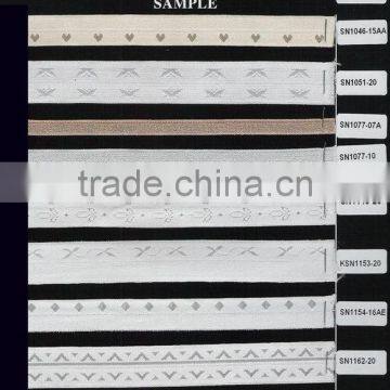 Jacquard webbing,Elastic webbing,woven elastic tape,narrow fabric