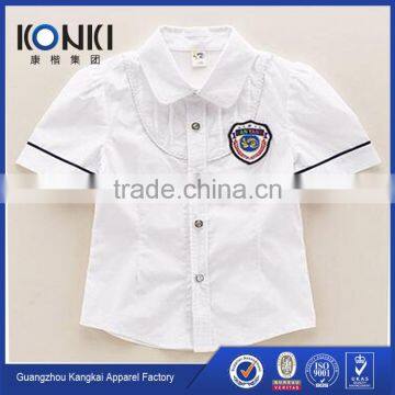 short sleeves shirt and pants for middle school secondary school uniform boy and girl