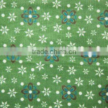 solid/ print 100% cotton/ T/C corduroy cotton corduroy print fabric