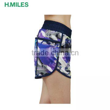 Custom Quick-drying Sublimation Printed Yoga Shorts Women photo-2