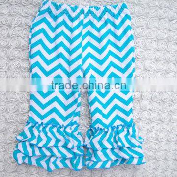 Hot Sale Rainbow Kids Ruffle Bottom Pants Cute Newborn Clothes Girls Triple Ruffle Pants Wholesale photo-6