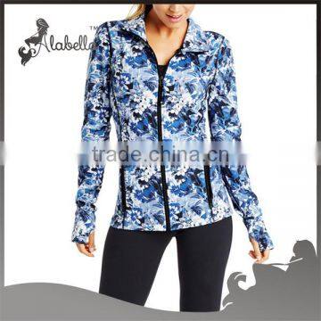 Dry fit custom yoga workout sport clothing lady workouts jacket