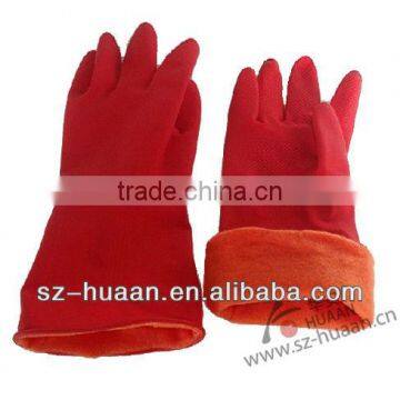 high quality Rubber household gloves/kitchen hand gloves