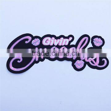 2017 Hot Sales Letter Sequins Patch Applique Embroidery photo-3