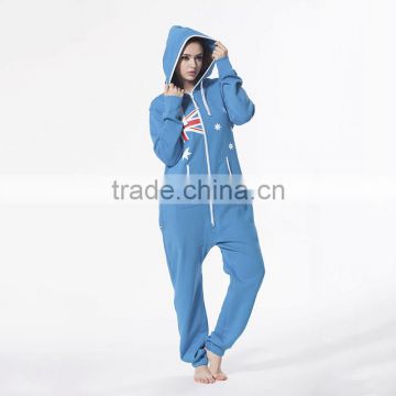 2015 fashion hoody Austrian flag adult romper pajamas onesie