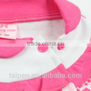 6TB1-115 Rose Red Plain Winter Knitted Baby Clothes Set New Born Baby Set photo-4