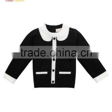 Lovely Baby Winter Cashmere Black Crewneck Sweaters