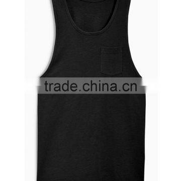 150 Grams Fabric Weight and Blank Design Cheap Wholesale Boys Tank Top photo-4