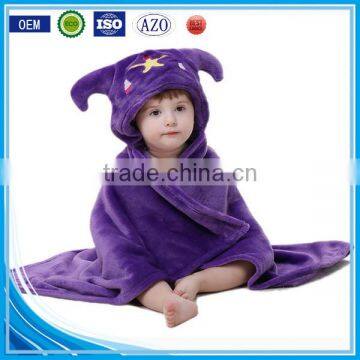 Cuddle Snuggle Embroidered Custom Terry Animal Shaped Baby Plush Blanket/wholesale Organic Cotton Baby Blanket With Hood photo-6