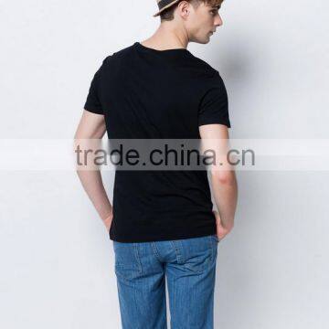 In 2016 Classic Letters Printed Black T-shirts With Short Sleeves photo-3