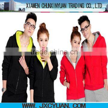 Fashion Custom Zipper up Cotton Hoodies/sweatshirt With Pocket Made in China photo-3