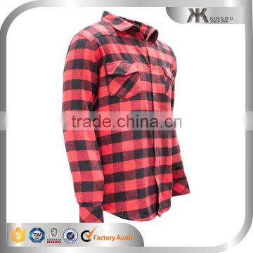 Wholesale High Quanlity Mens 100% Cotton Plaid Shirt, New Design, Dongguan Clothing photo-2
