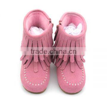 Wholesael Kids Boots Shoes Baby Rubber Sole Shoes Moccasins Boots photo-3