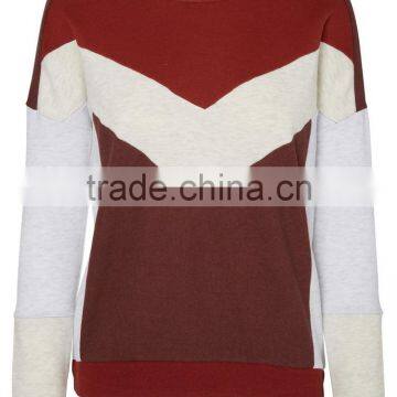 2016 Wensfashion Custom Women Leather Sleeve Sweatshirt and Long Sleeved Sweatshirt photo-3