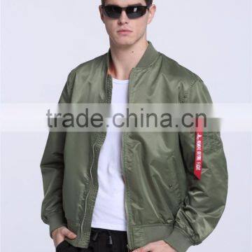 Ma-1 Pilot Air Force Bomber Fly Flight Jacket Military Custom Windbreaker For Men