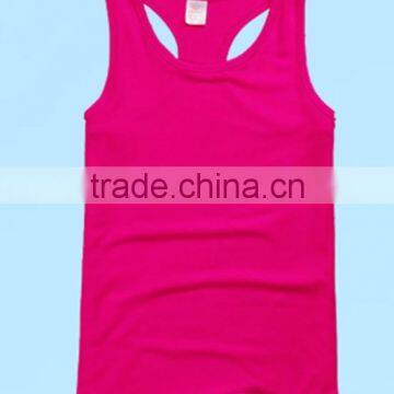 95% Cotton 5% Spandex Fitness Tank Top for Ladies photo-2