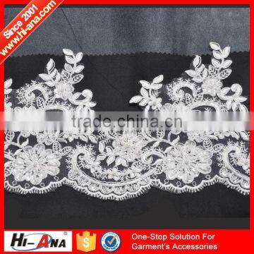Cheap Embroidery Lace Fabric Dubai,bridal French Lace Fabric,wedding Dress Lace Suppliers photo-3