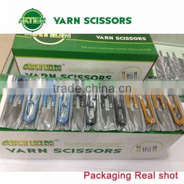 Sewing Tools AKTION Yarn Scissors Colorized Handle Thread Cutter photo-6