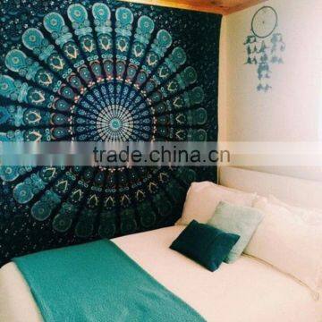Hot Indian Bohemian Tapestry Elephant Peacock Boho Wall Hanging Carpet Bedspread Beach Picnic Blanket Pad 130x150cm/153x203cm photo-3