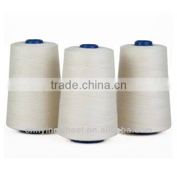 Cotton/poly sewing thread