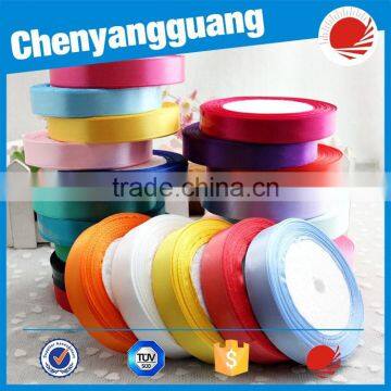 4 Wide Inch 100% Polyester Wholesale Solid Color Dobby Satin Ribbon photo-3