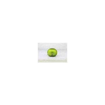 Green Hamburger Portable Speakers For Cell Phones / DC 5V Rechargeable Speakers For 3.5mm Socket